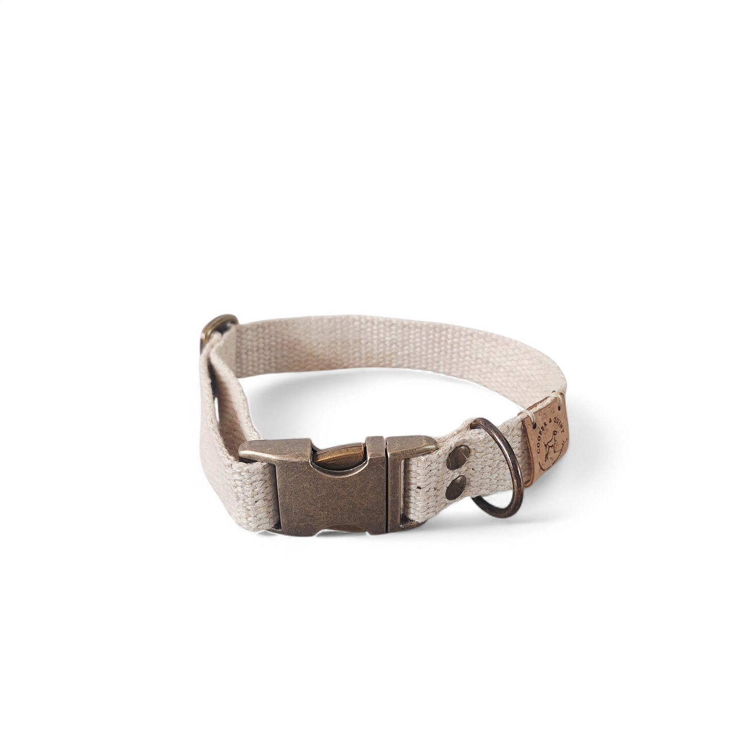 Hennep halsband | Schelpenwit | 2.5 cm | Medium - Cooper & Quint