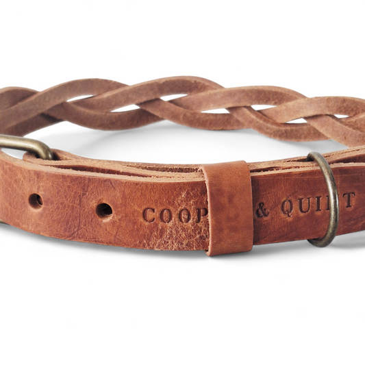 Twisted Halsband | Camel | Large - Cooper & Quint