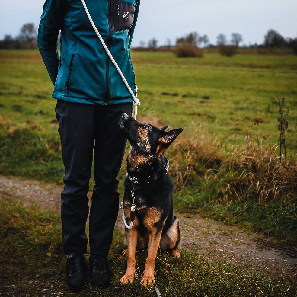 Just Cotton Verstelbare Hondenriem | Touwlijn | Ecru - Cooper & Quint