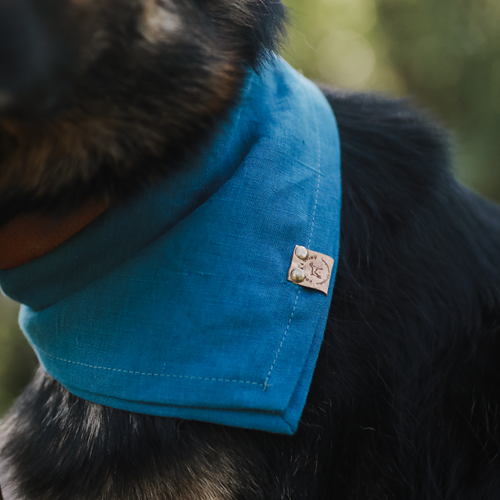 Bandana Hond Koningsblauw