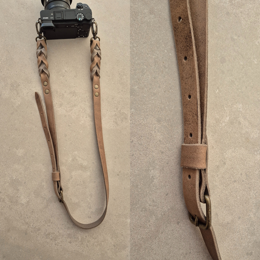 Leren Camerariem | Stone - Cooper & Quint