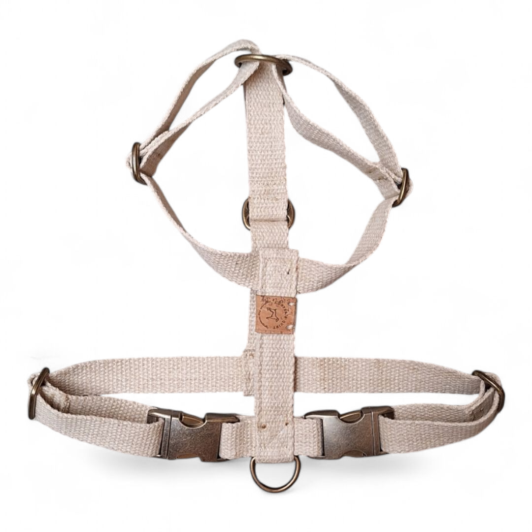 Simply Hemp Hondentuig | Schelpenwit - Cooper & Quint