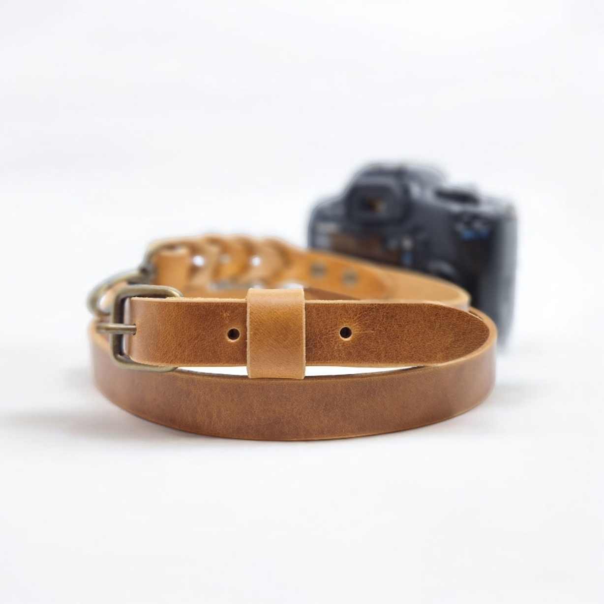 Leren Camerariem | Camel - Cooper & Quint