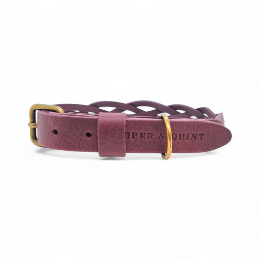 Aubergine Limited Edition | Twisted Halsband - Cooper & Quint