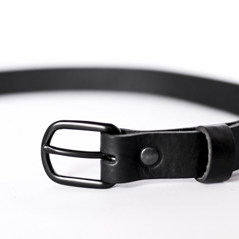 No Fuss Halsband Hond Leer Zwart - Cooper & Quint
