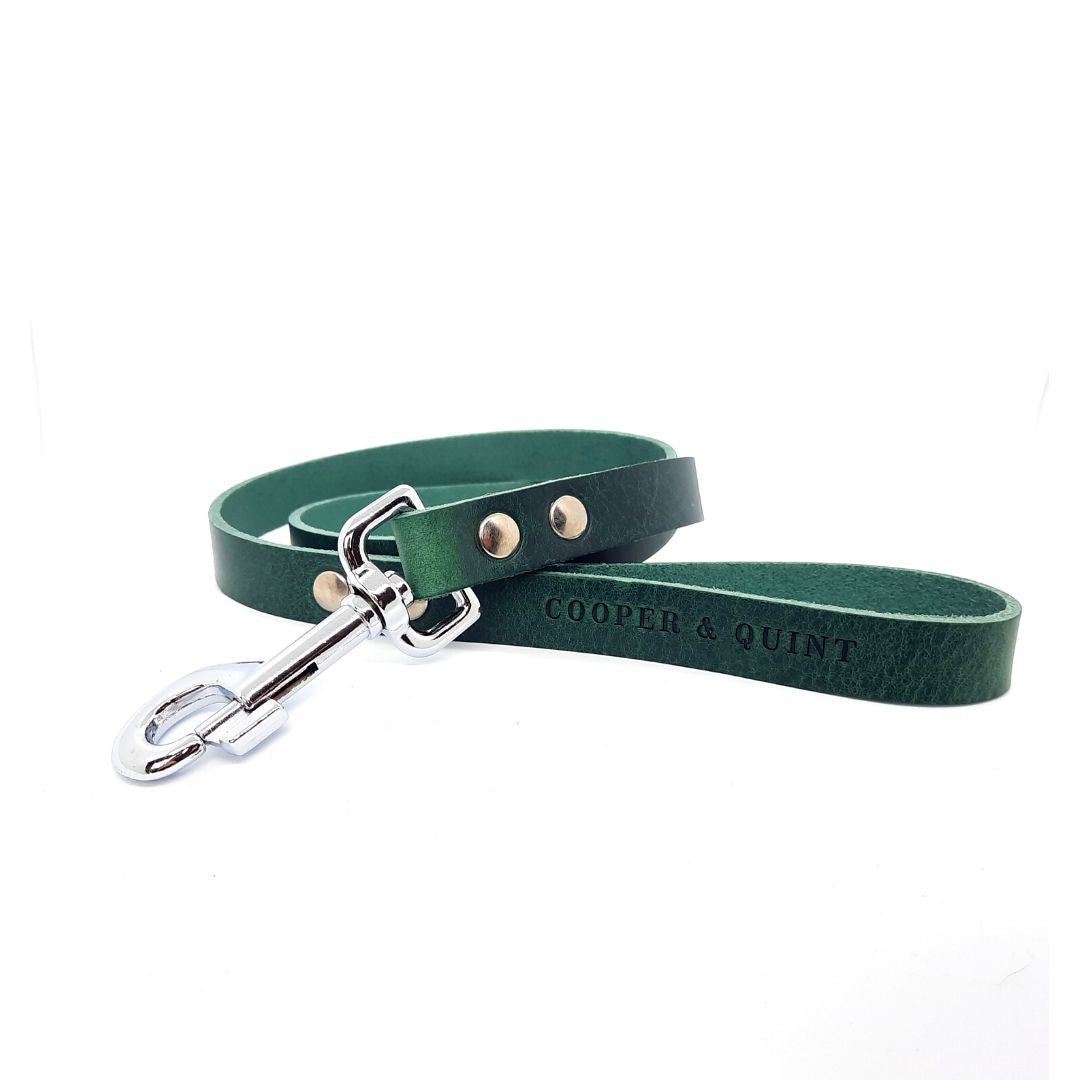 No Fuss Hondenriem Groen - Cooper & Quint
