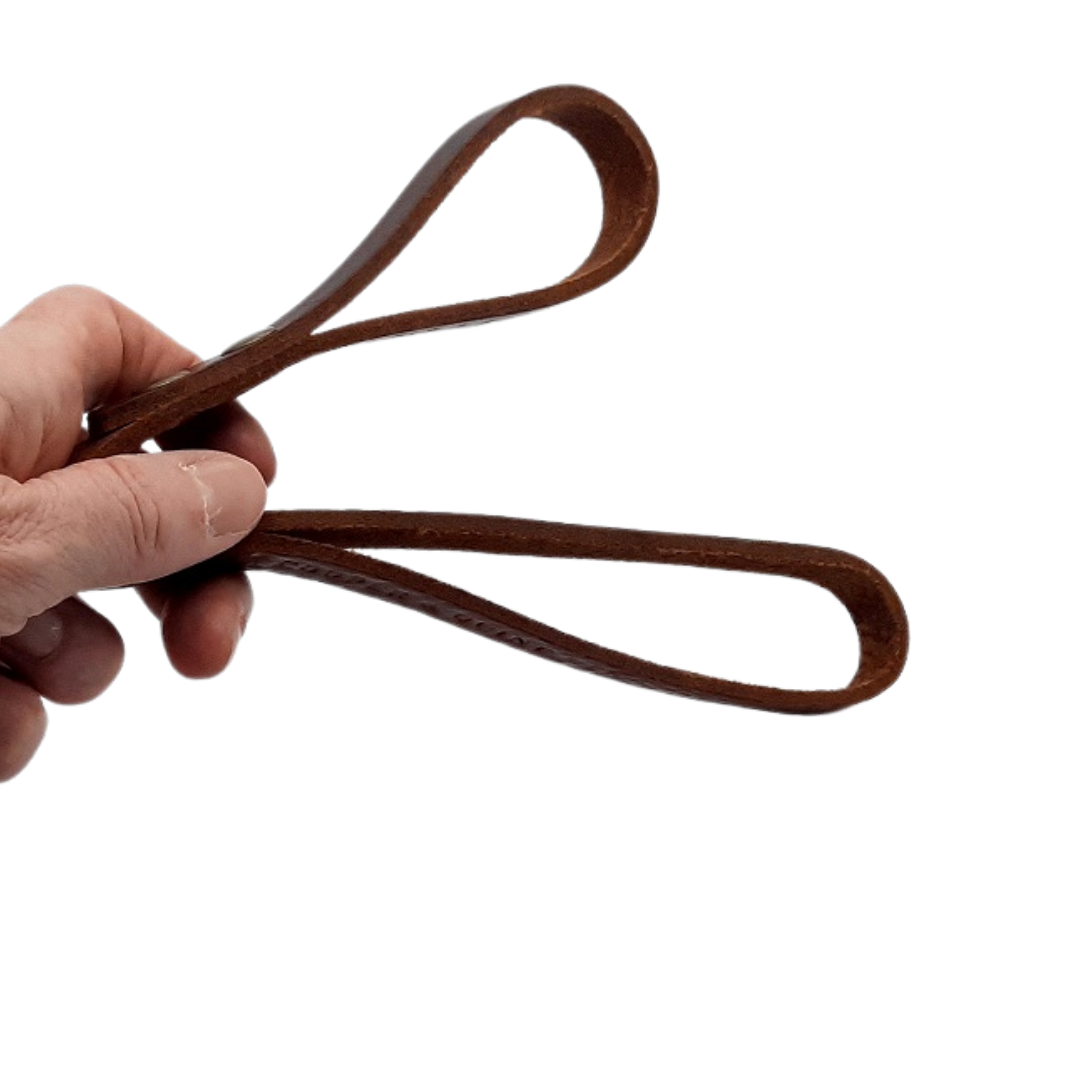 No Fuss Hondenriem Bruin (klein handvat) - Cooper & Quint
