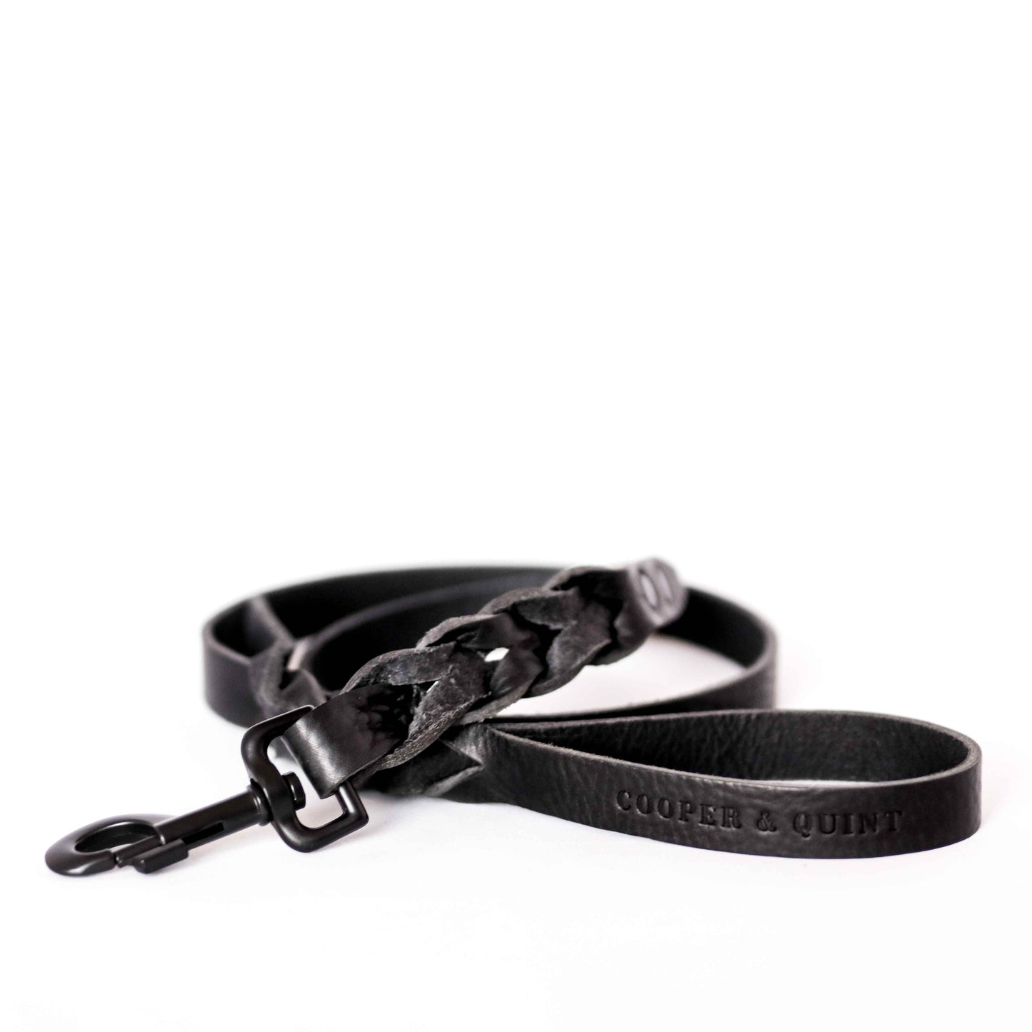 Twisted Hondenriem Zwart - Cooper & Quint