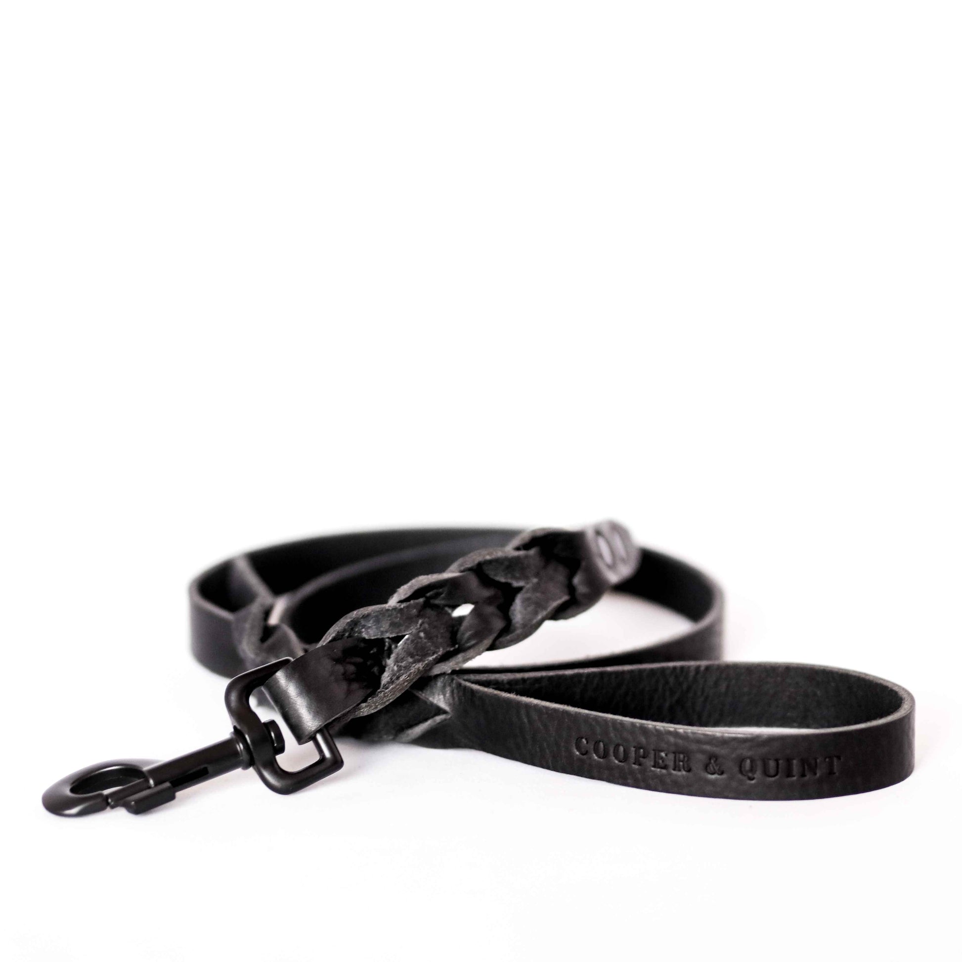 Twisted Hondenriem Zwart - Cooper & Quint