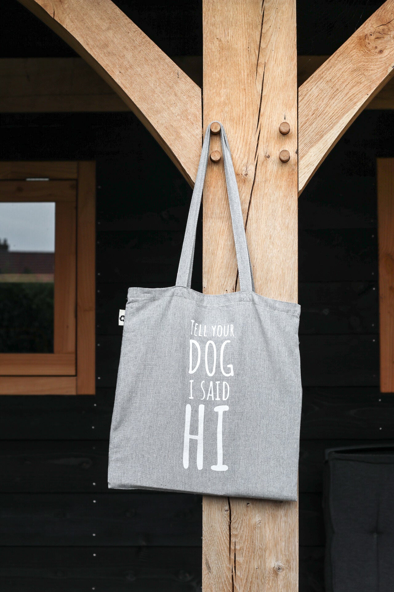 Cotton Tote Bag Hi Grey - Cooper & Quint
