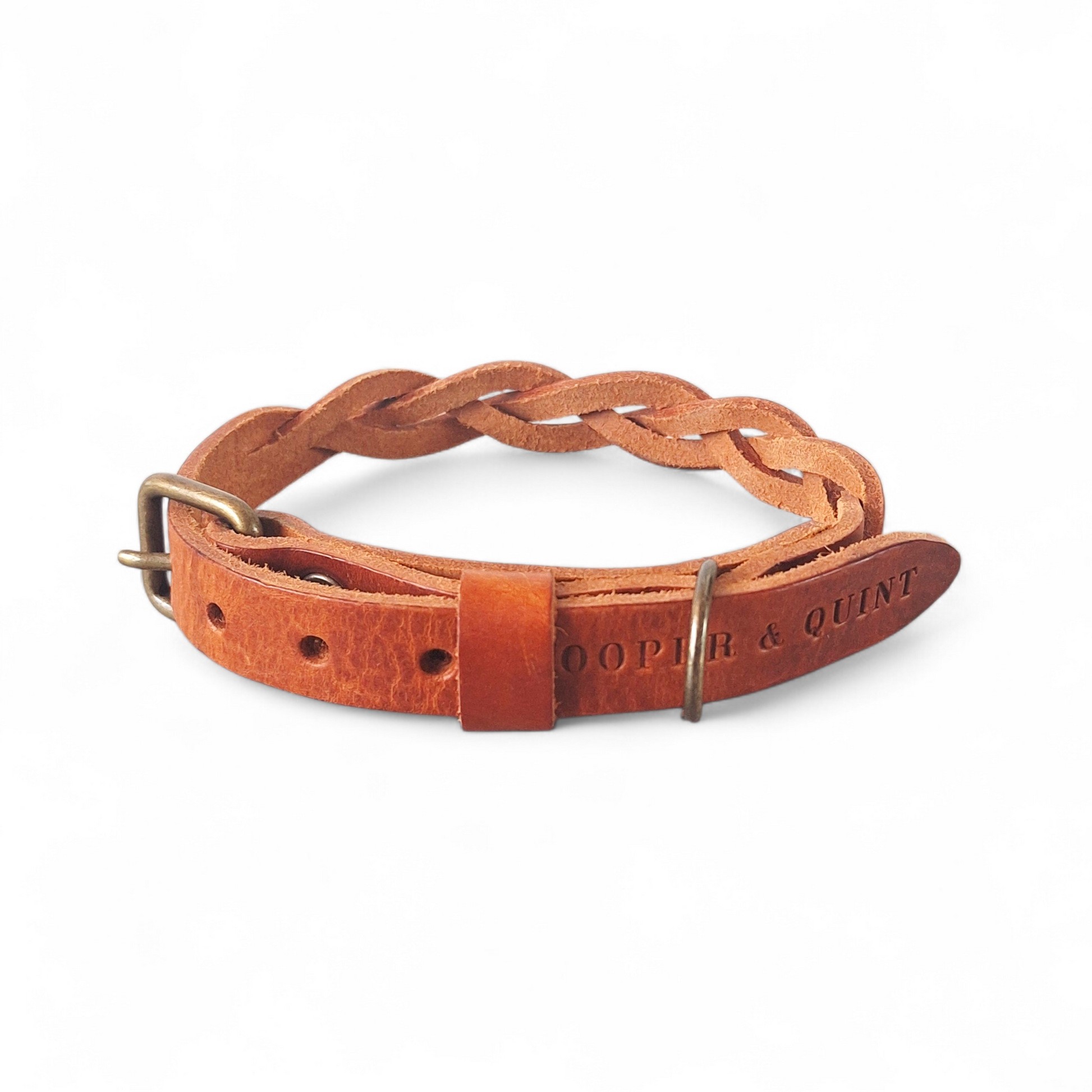 Twisted Halsband | Camel | Medium - Cooper & Quint