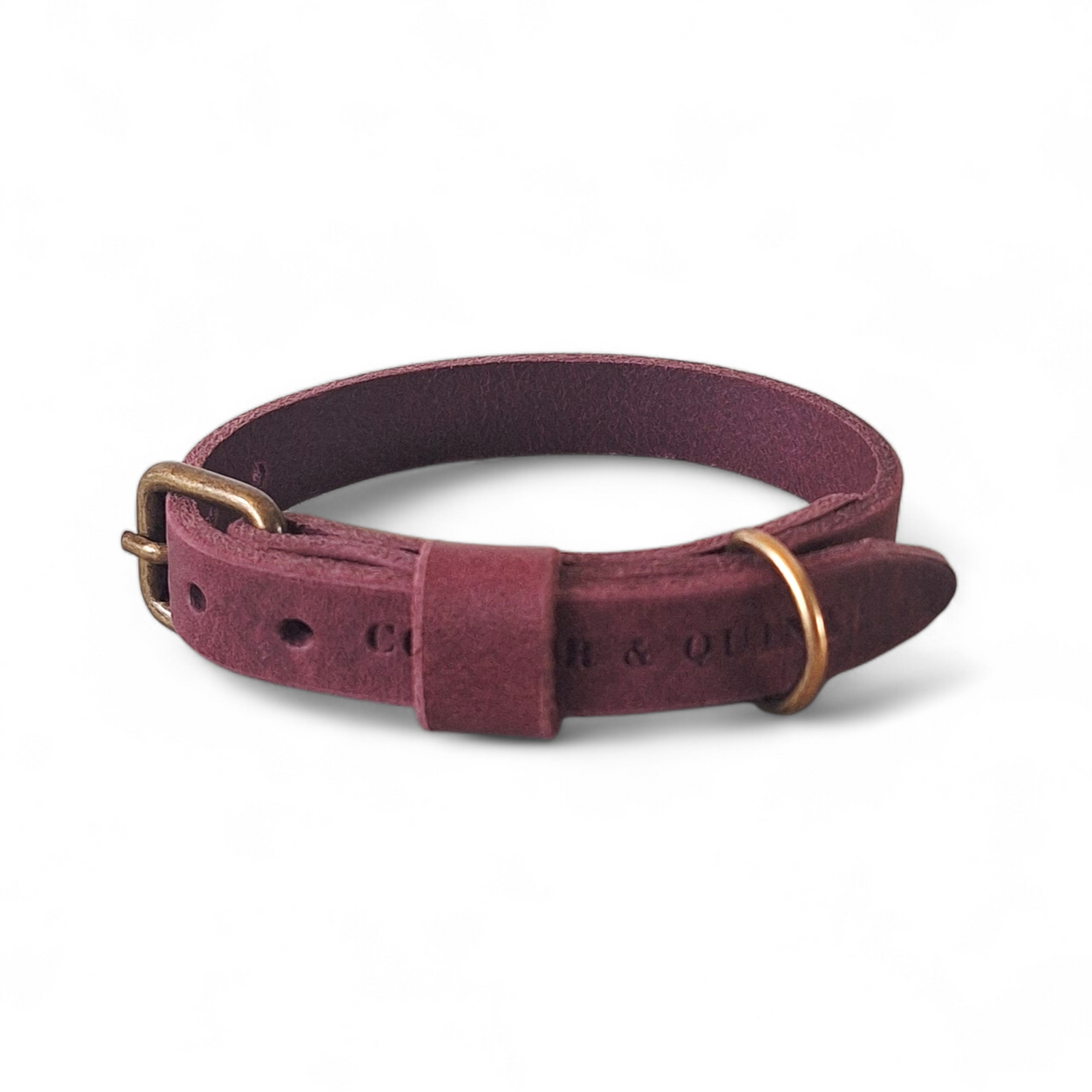 No Fuss Halsband | Aubergine | Extra Small - Cooper & Quint