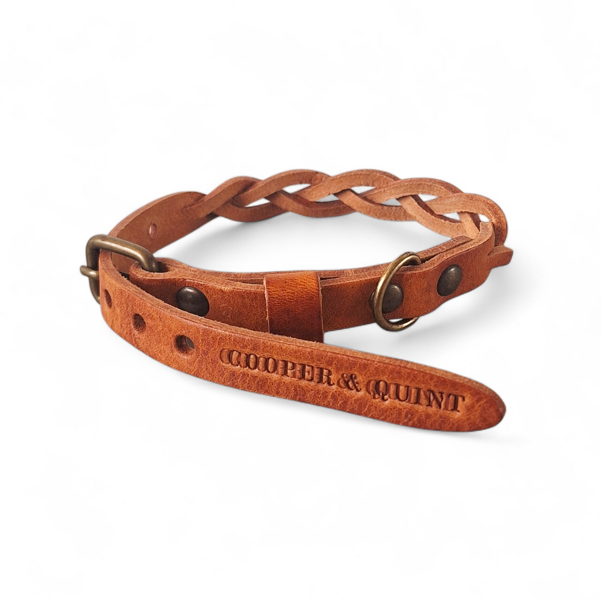 Twisted Halsband | Camel | Small - Cooper & Quint