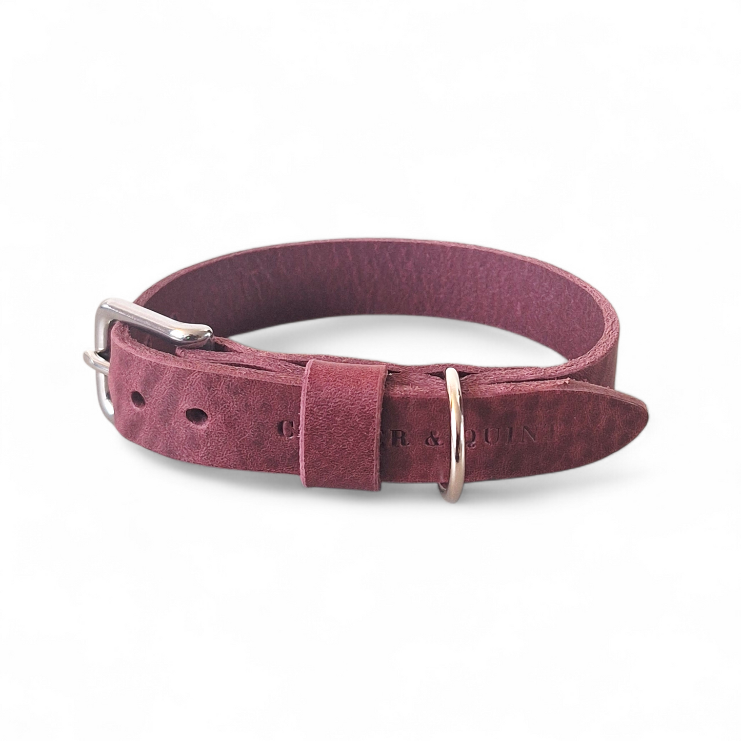 No Fuss Halsband | Aubergine | Extra Small - Cooper & Quint