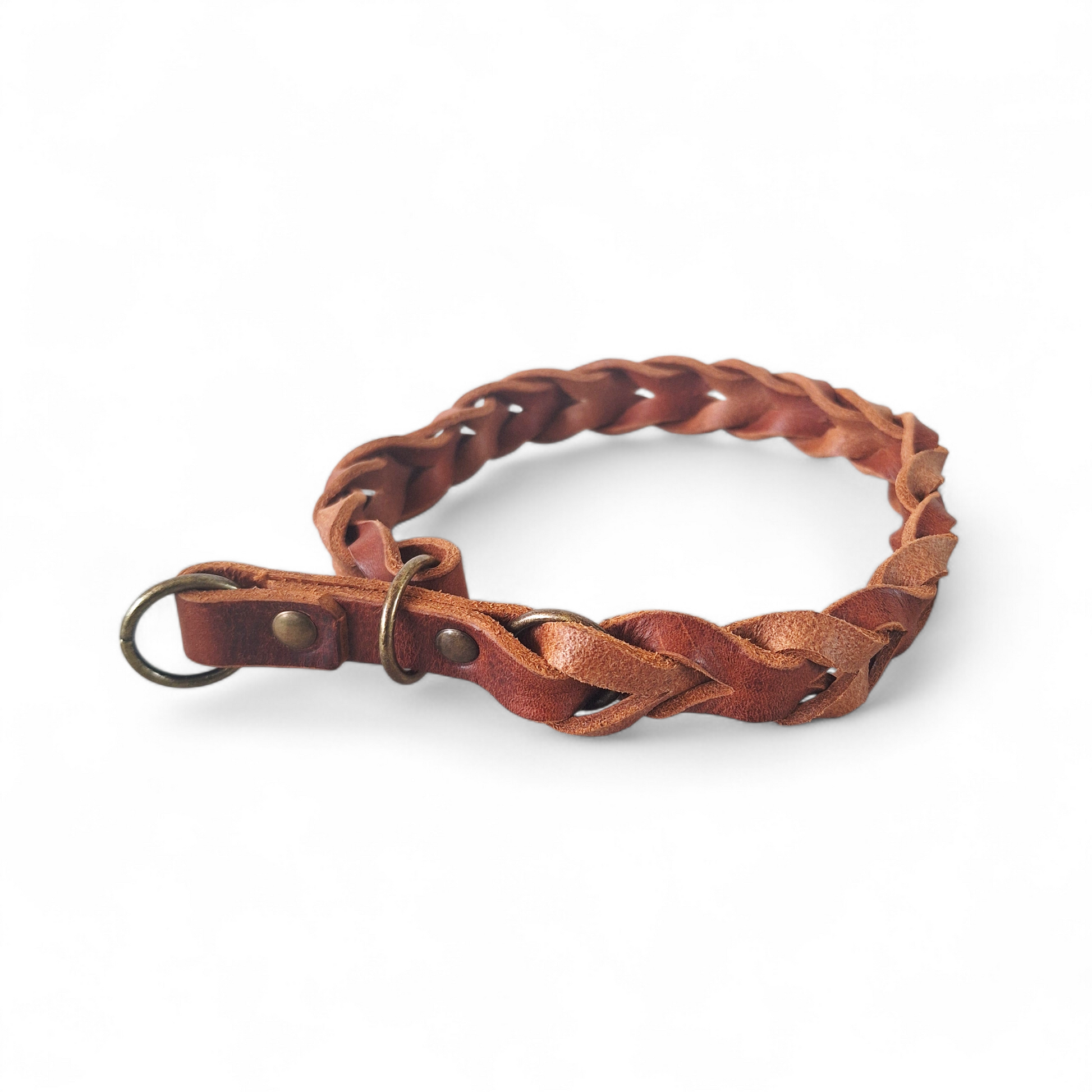 Sliphalsband | Bruin | Gevlochten - Cooper & Quint