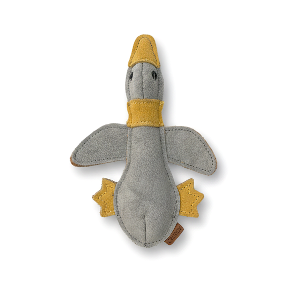 Hondenspeelgoed van leer | Kleine eend