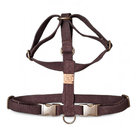 Simply Hemp Dog Harness | Chestnut Brown