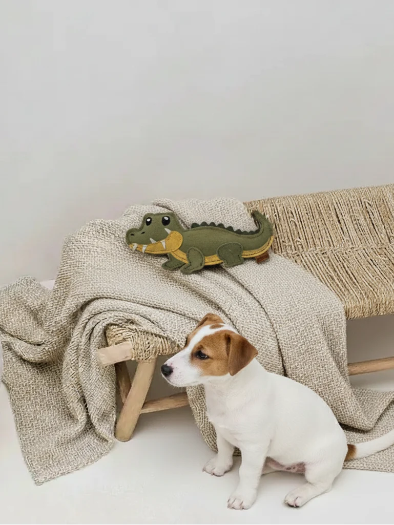 Hondenspeelgoed van leer | Kleine Krokodil