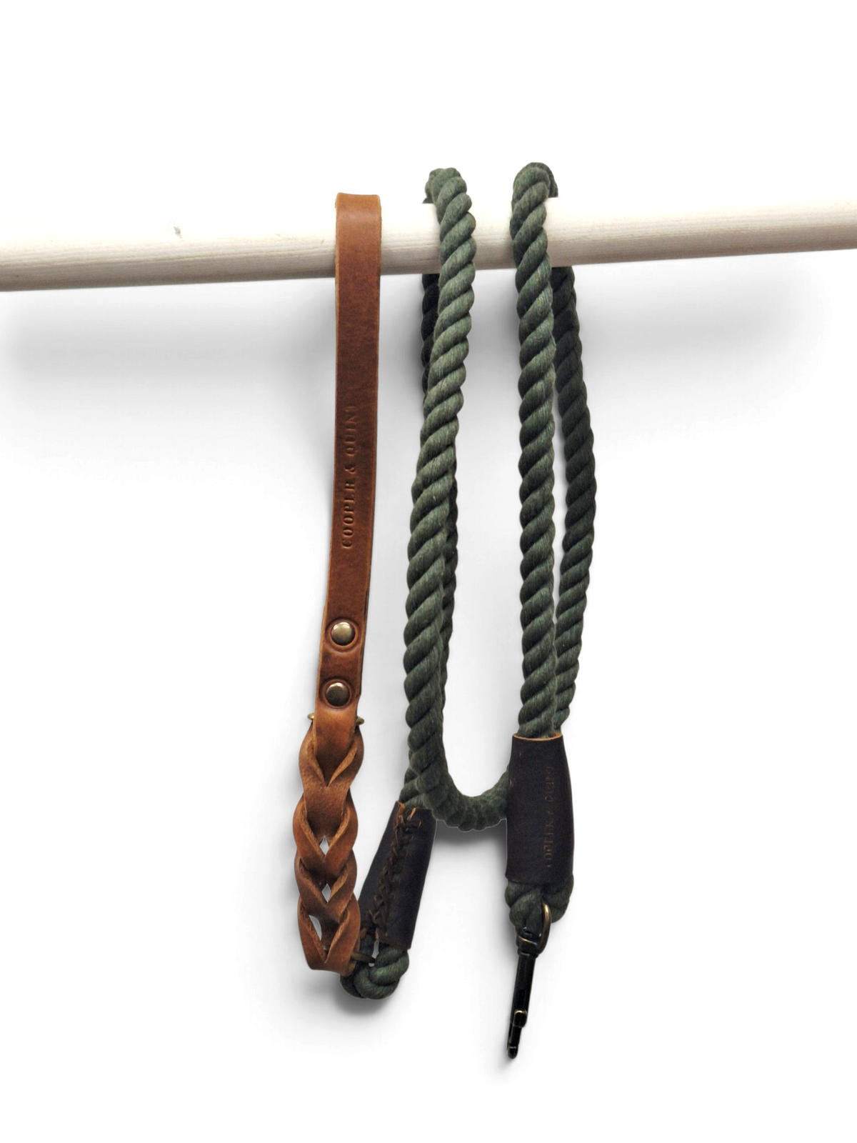 Leather Loop Hondenriem | Touwlijn met leren handvat - Cooper & Quint