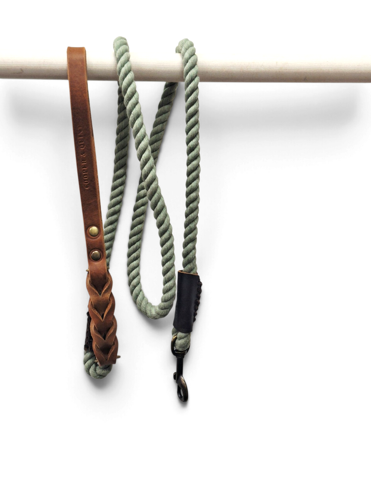 Leather Loop Hondenriem | Touwlijn met leren handvat - Cooper & Quint