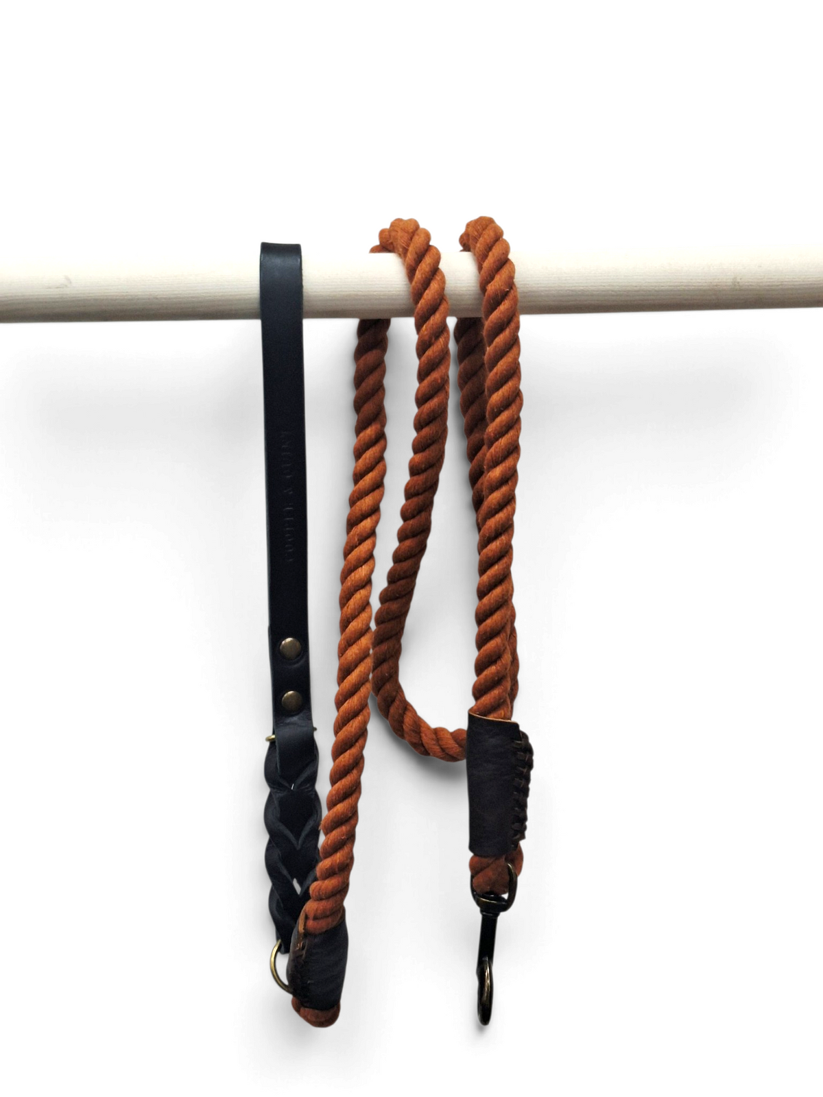 Leather Loop Hondenriem | Touwlijn met leren handvat - Cooper & Quint
