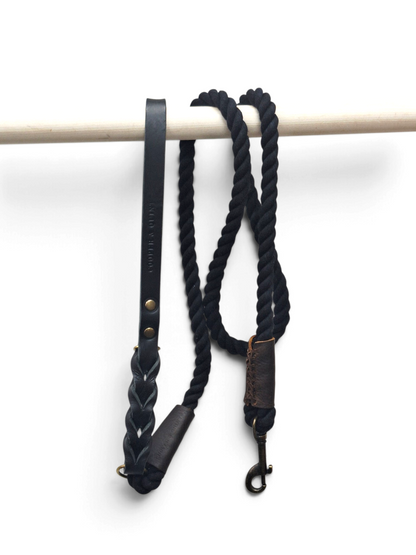 Leather Loop Hondenriem | Touwlijn met leren handvat - Cooper & Quint