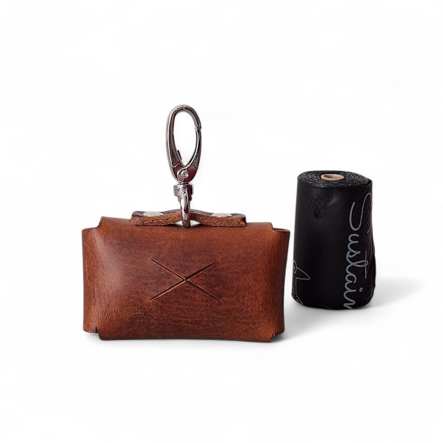 Poop Bag Holder - Brown