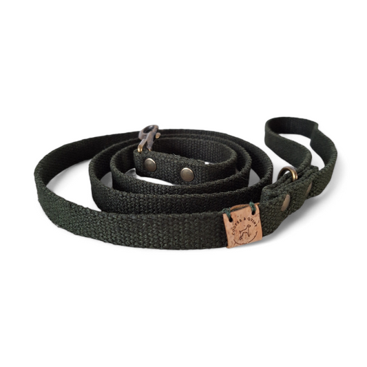 Simply Hemp Dog Leash | Forest Green