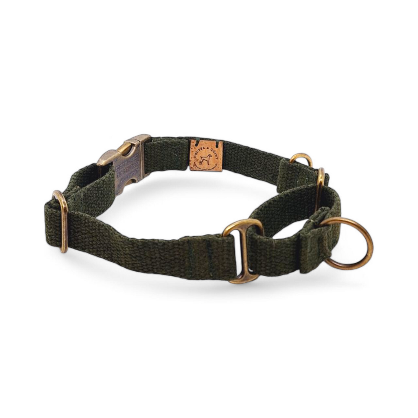 Simply Hemp Half Check Halsband