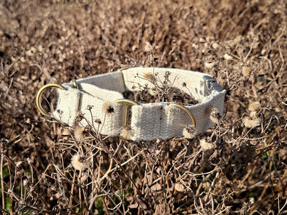 Simply Hemp Half Check Halsband - Schelpenwit - Cooper & Quint