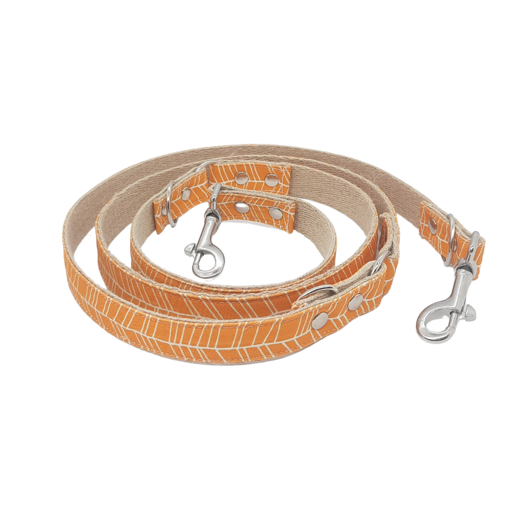 Hemp Adjustable Dog Leash Tuscan Sun – Cooper & Quint